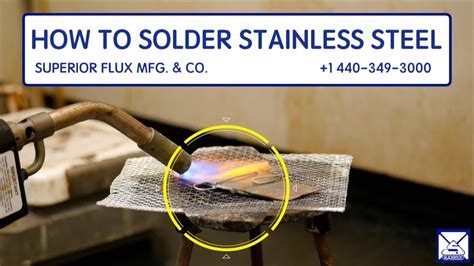 how to solder stainless steel sheet metal|stainless steel solder instructions.